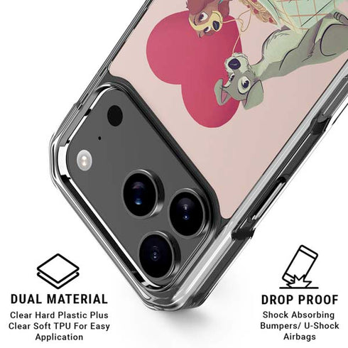 Disney Lady & The Tramp Spaghetti Dinner iPhone 18 Pro Clear Case
