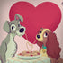 Disney Lady & The Tramp Spaghetti Dinner Dell Latitude Skin