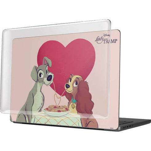 Disney Lady & The Tramp Spaghetti Dinner MacBook Pro 14in (2021-24) Case plus Skin