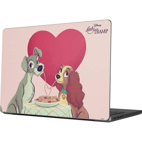 Disney Lady & The Tramp Spaghetti Dinner Apple MacBook Pro 14-inch Skin