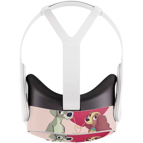 Disney Lady & The Tramp Spaghetti Dinner Meta Quest 3S Skin