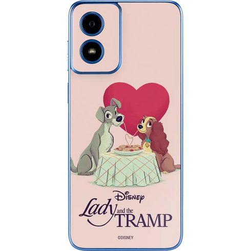 Disney Lady & The Tramp Spaghetti Dinner Moto G Play 4G (2024) Skin