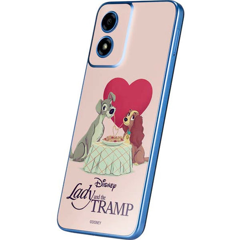Disney Lady & The Tramp Spaghetti Dinner Moto G Play 4G (2024) Skin