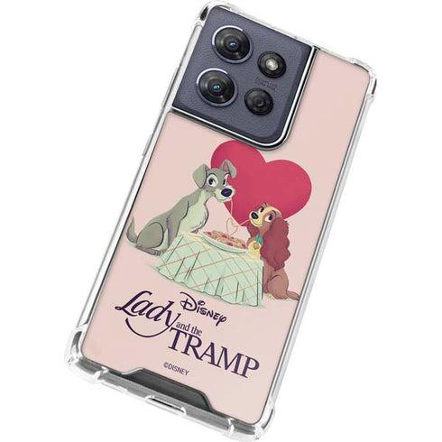 Disney Lady & The Tramp Spaghetti Dinner Moto G Power 5G (2025) Clear Case
