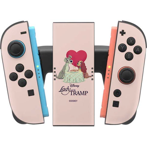 Disney Lady & The Tramp Spaghetti Dinner Nintendo Switch 2 (2025) Joy-Con Controller Skin