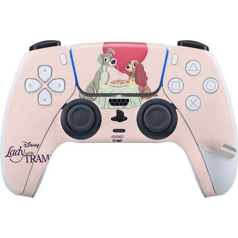Disney Lady & The Tramp Spaghetti Dinner PS5 Pro Disk Bundle Skin