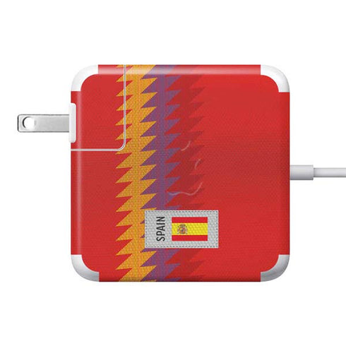 Spain Soccer Flag 85W Power Adapter (15 and 17 inch MacBook Pro Charger) Skin