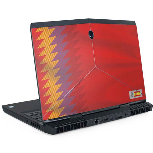 Spain Soccer Flag Dell Alienware Skin