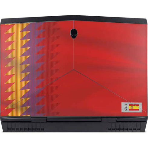 Spain Soccer Flag Dell Alienware Skin