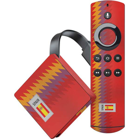 Spain Soccer Flag Amazon Fire TV Skin