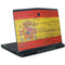 Spain Flag Dark Wood Dell Alienware Skin