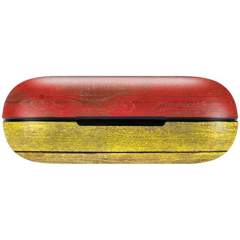 Spain Flag Dark Wood Amazon Echo Buds Skin