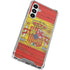 Spain Flag Dark Wood Galaxy A16 5G Clear Case