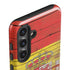 Spain Flag Dark Wood Galaxy S25 Impact Case