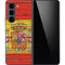 Spain Flag Dark Wood Galaxy Z Fold5 5G Skin