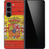 Spain Flag Dark Wood Galaxy Z Fold5 5G Skin