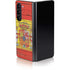 Spain Flag Dark Wood Galaxy Z Fold5 5G Skin
