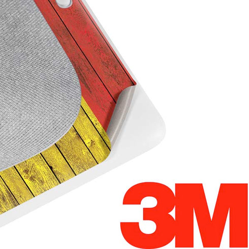 Spain Flag Dark Wood Google Home Hub Skin