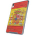 Spain Flag Dark Wood iPad 11th Gen (2025) Clear Case