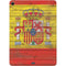 Spain Flag Dark Wood Apple iPad Air Skin