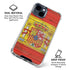Spain Flag Dark Wood iPhone 15 Clear Case