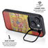 Spain Flag Dark Wood iPhone 15 Kickstand Case