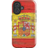 Spain Flag Dark Wood iPhone 16 Impact Case