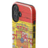 Spain Flag Dark Wood iPhone 16 Impact Case