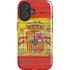 Spain Flag Dark Wood iPhone 16 Plus Magsafe Impact Case