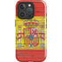 Spain Flag Dark Wood iPhone 16 Pro Impact Case