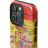 Spain Flag Dark Wood iPhone 16 Pro Impact Case