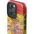 Spain Flag Dark Wood iPhone 16 Pro Max Impact Case