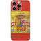 Spain Flag Dark Wood iPhone 16 Pro Max Skin