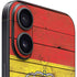 Spain Flag Dark Wood iPhone 16 Skin