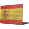 Spain Flag Dark Wood Apple MacBook Pro 14-inch Skin