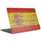 Spain Flag Dark Wood MacBook Skins