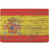 Spain Flag Dark Wood MacBook Skins