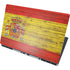 Spain Flag Dark Wood Dell Precision Skin
