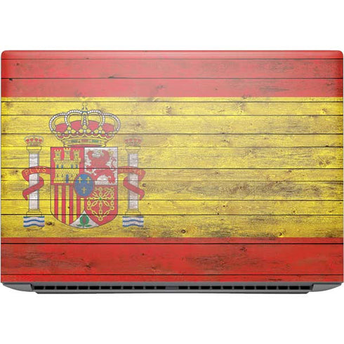 Spain Flag Dark Wood HP ZBook Fury 16 G10 Skin