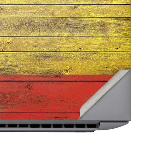 Spain Flag Dark Wood HP ZBook Fury 16 G10 Skin
