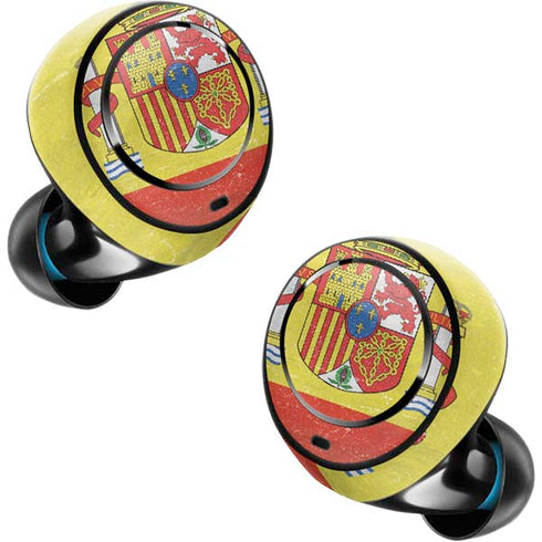 Spain Flag Distressed Amazon Echo Buds Skin