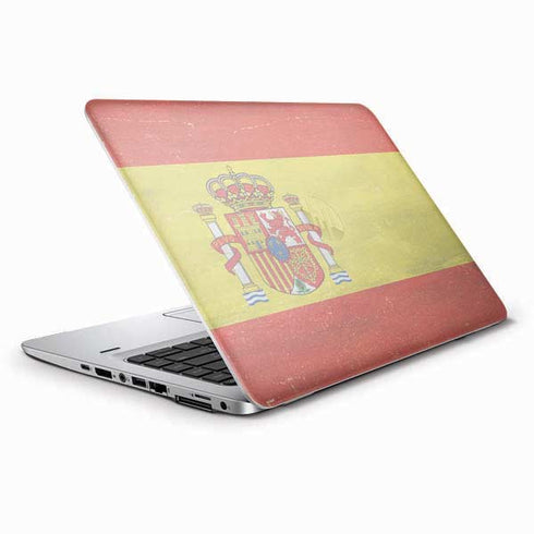 Spain Flag Distressed HP Elitebook Skin