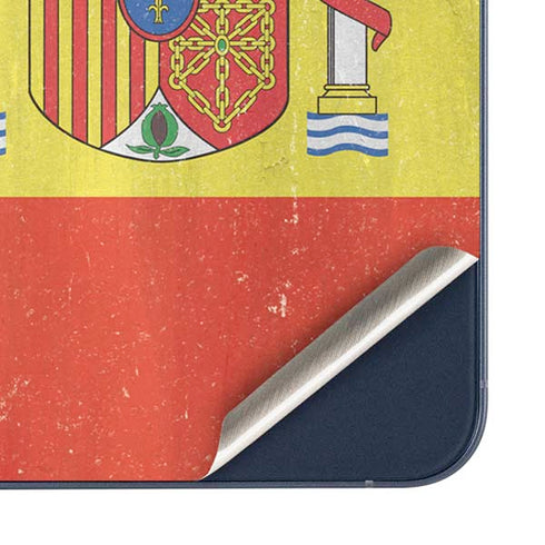 Spain Flag Distressed Galaxy A36 5G Skin