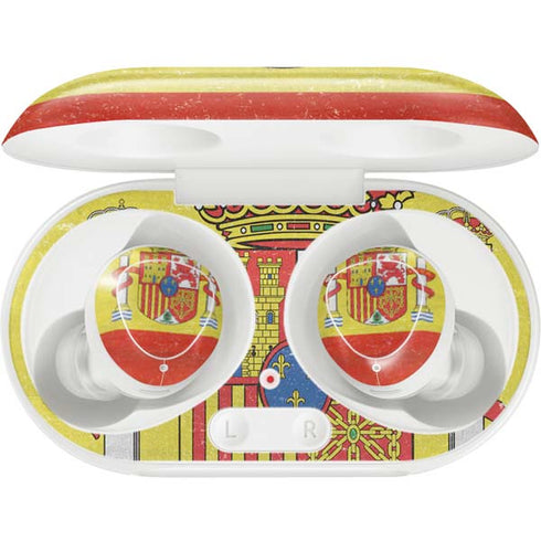 Spain Flag Distressed Galaxy Buds Plus Skin