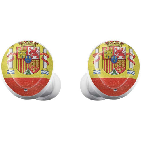 Spain Flag Distressed Galaxy Buds Plus Skin