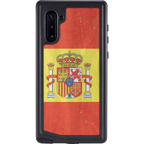 Spain Flag Distressed Galaxy Cases