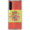 Spain Flag Distressed Galaxy S24 FE Clear Case