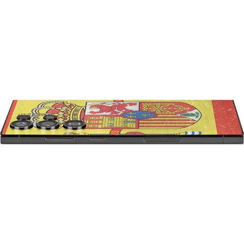 Spain Flag Distressed Galaxy S25 Ultra Skin