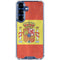Spain Flag Distressed Galaxy S25 Clear Case