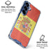 Spain Flag Distressed Galaxy S25 Clear Case